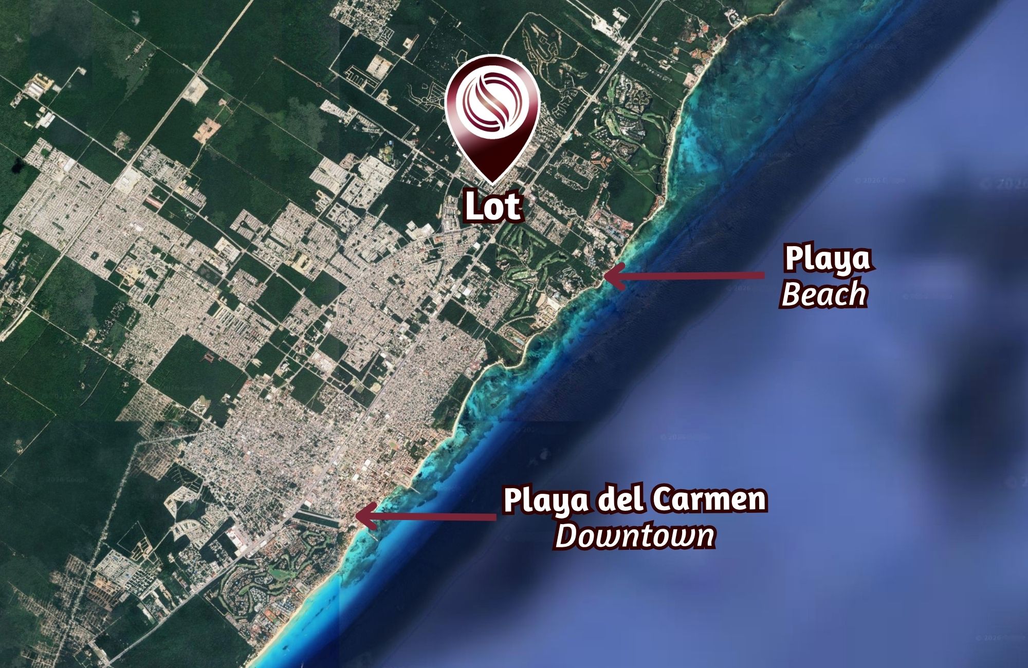 Single-Family Lot in Exclusive Gated Community with Many Amenities in Centro Maya Area, Playa del Carmen.