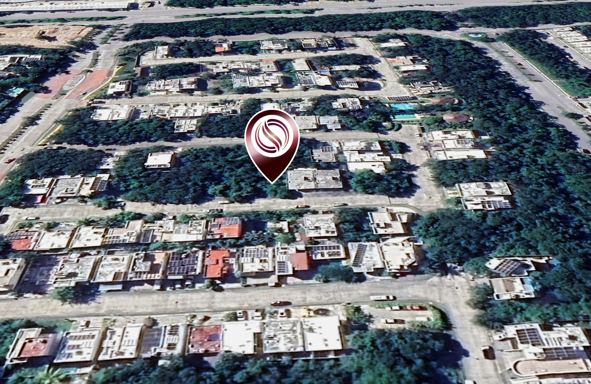 Single-Family Lot in Exclusive Gated Community with Many Amenities in Centro Maya Area, Playa del Carmen.
