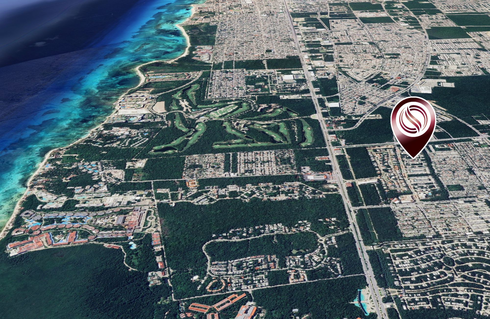 Single-Family Lot in Exclusive Gated Community with Many Amenities in Centro Maya Area, Playa del Carmen.