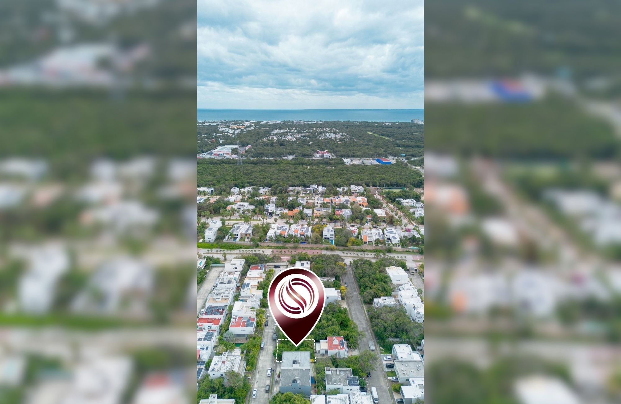 Single-Family Lot in Exclusive Gated Community with Many Amenities in Centro Maya Area, Playa del Carmen.