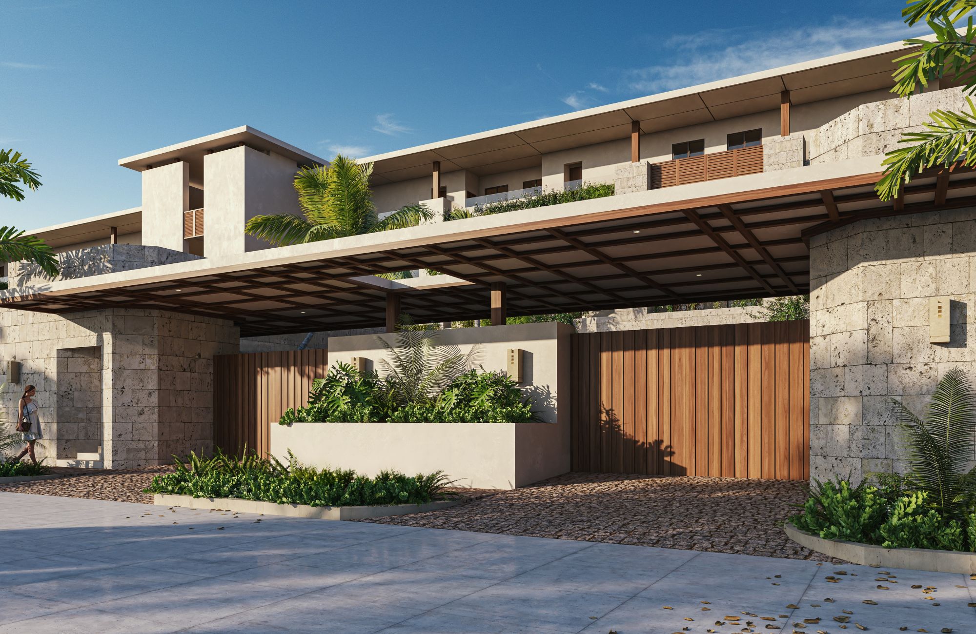 Penthouse con alberca, hamacas, cine al aire libre, en venta Playa del Carmen