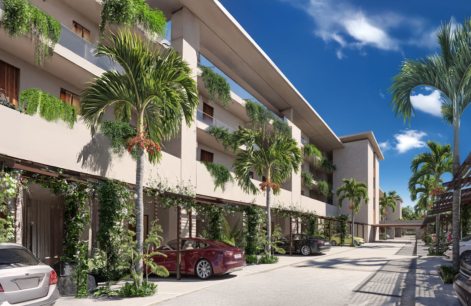 Penthouse con alberca, hamacas, cine al aire libre, en venta Playa del Carmen