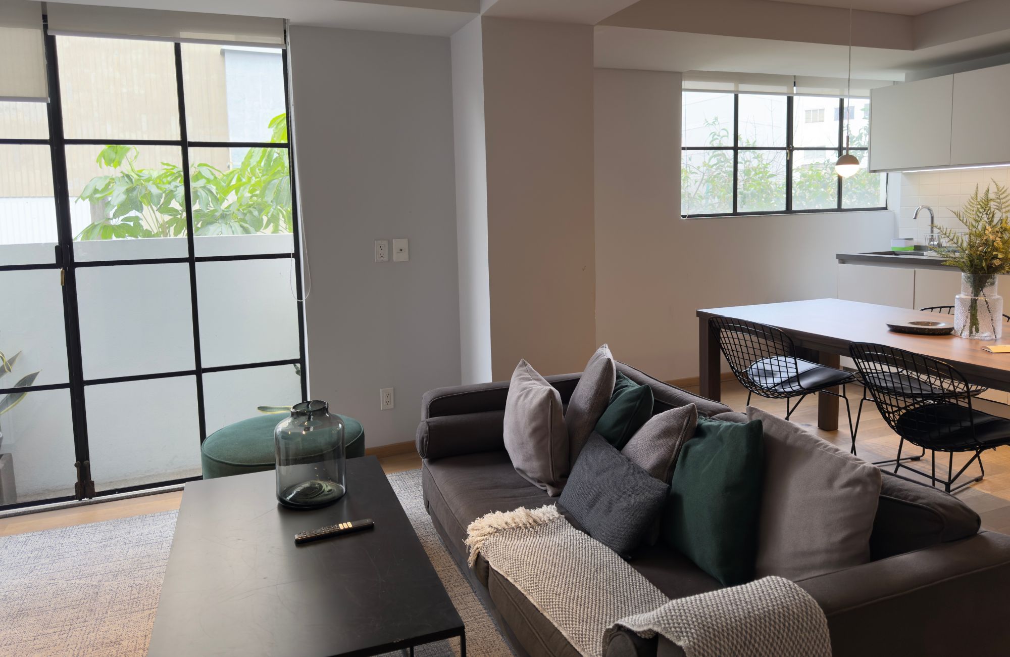 Loft with terrace, Grill Area, Roof Top, Lounge rooms, pre-construction Roma Norte, Mexico City.
