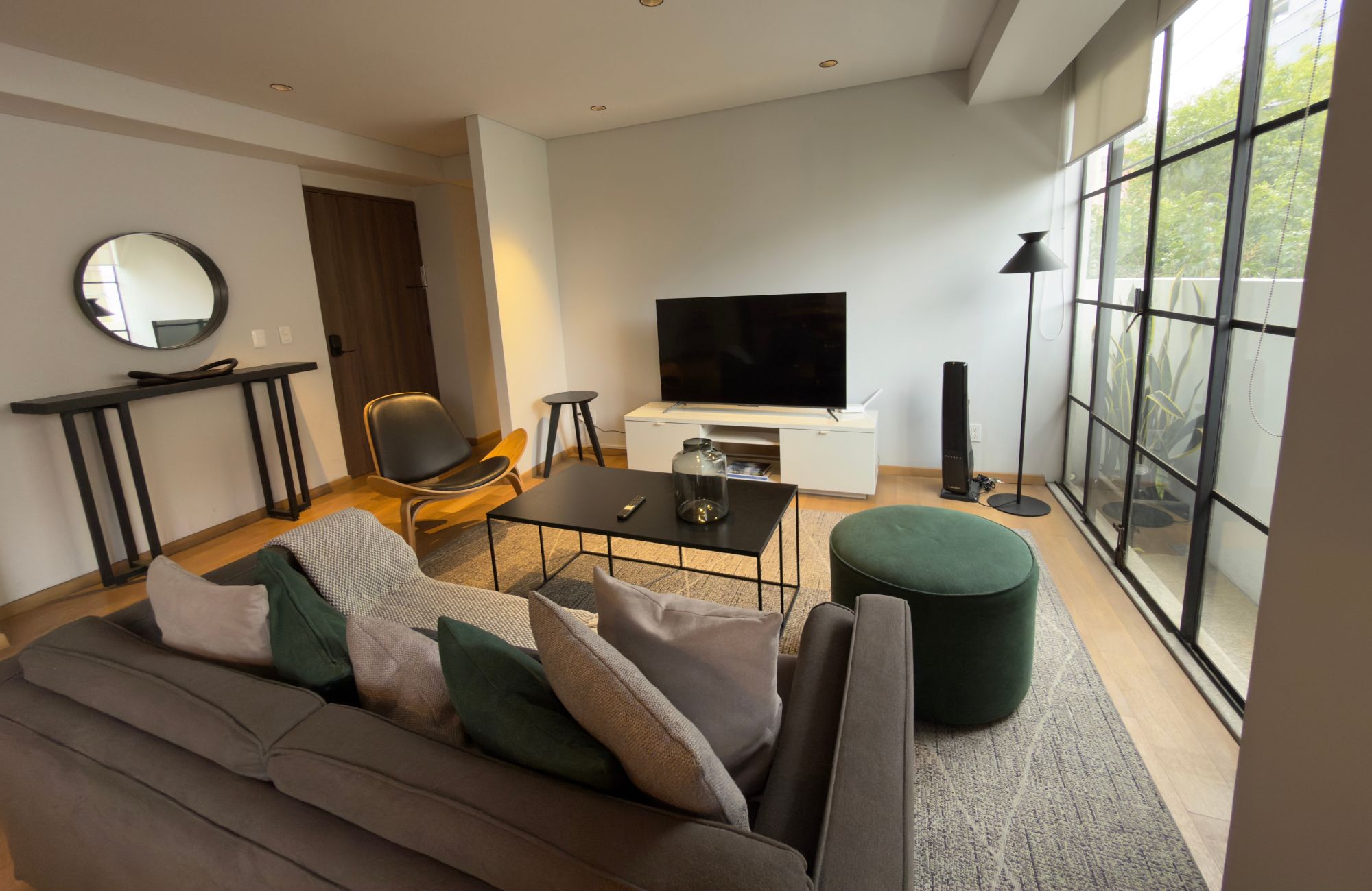 Loft with terrace, Grill Area, Roof Top, Lounge rooms, pre-construction Roma Norte, Mexico City.