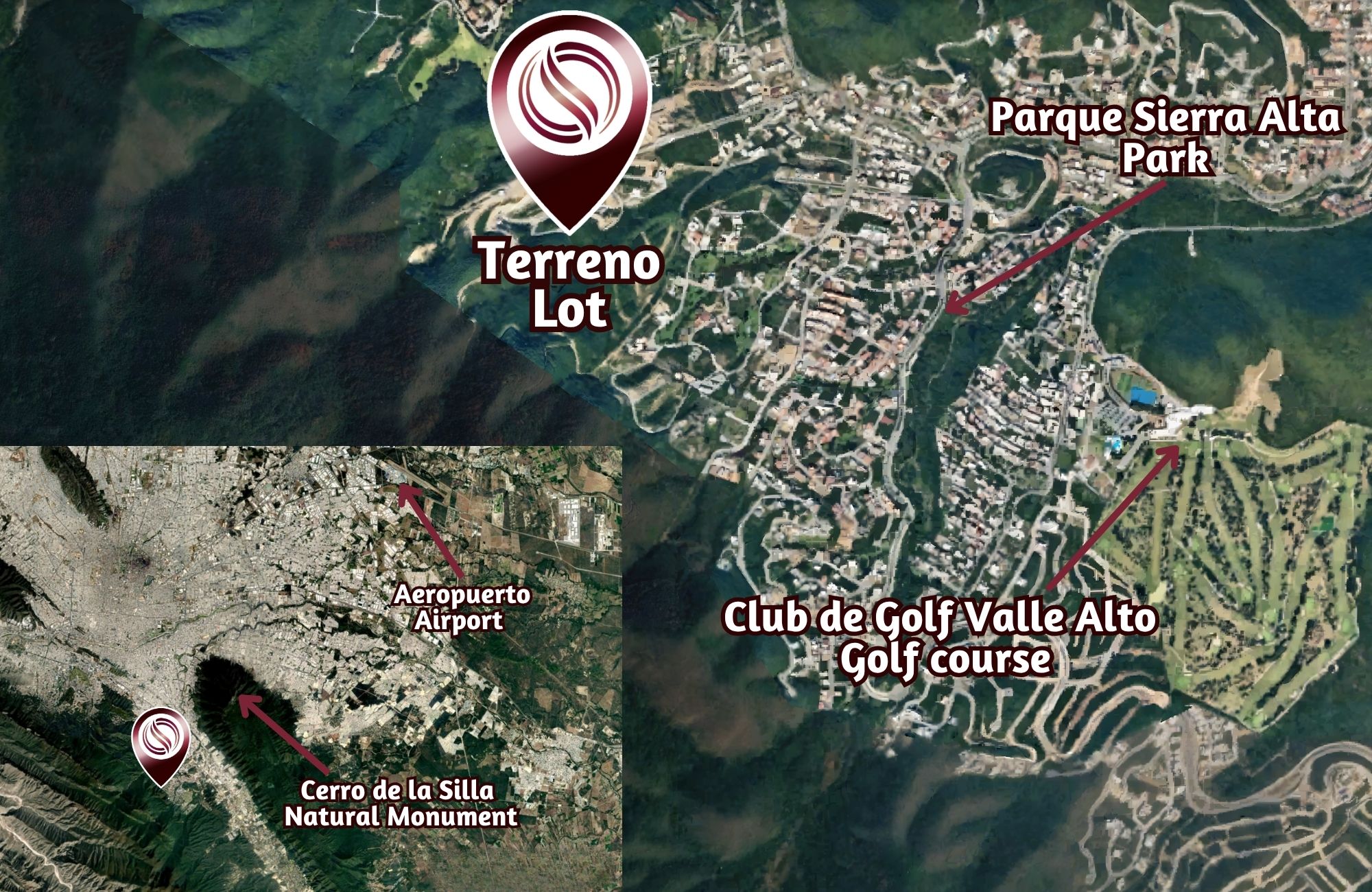 384 m&sup2; residential lot for sale, ready to build in Jardines de Valle Alto