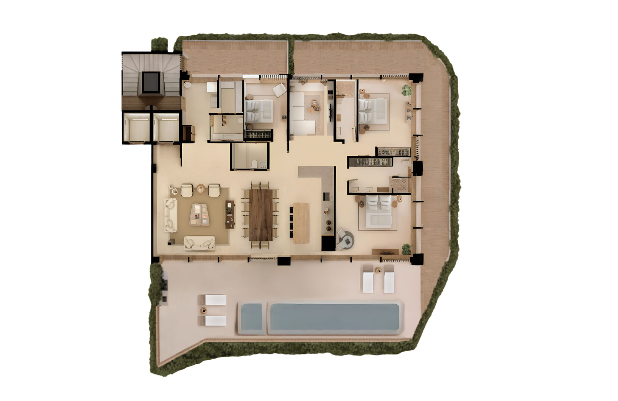 Condominio exclusivo con campo de golf, club de playa, venta, Playa del Carmen