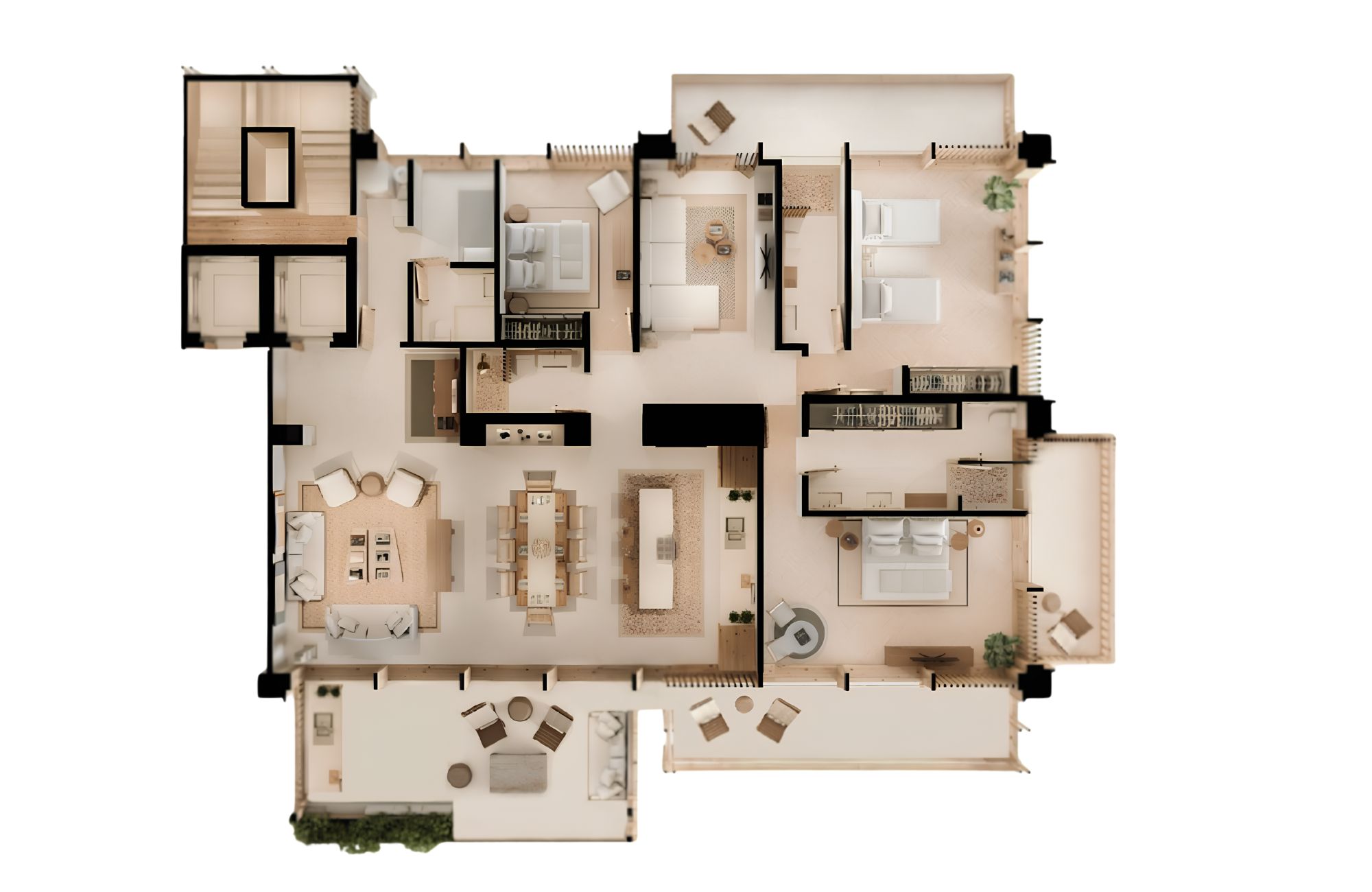 Exclusive apartment with beach club, golf course, for sale, Playa del Carmen