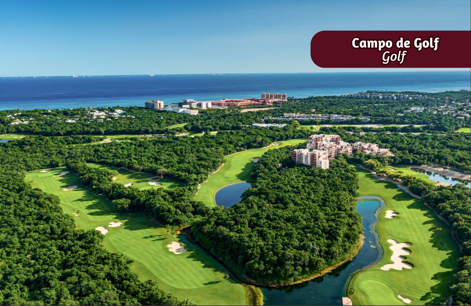 Exclusive condominium with golf course and beach club, for sale, Playa del Carmen