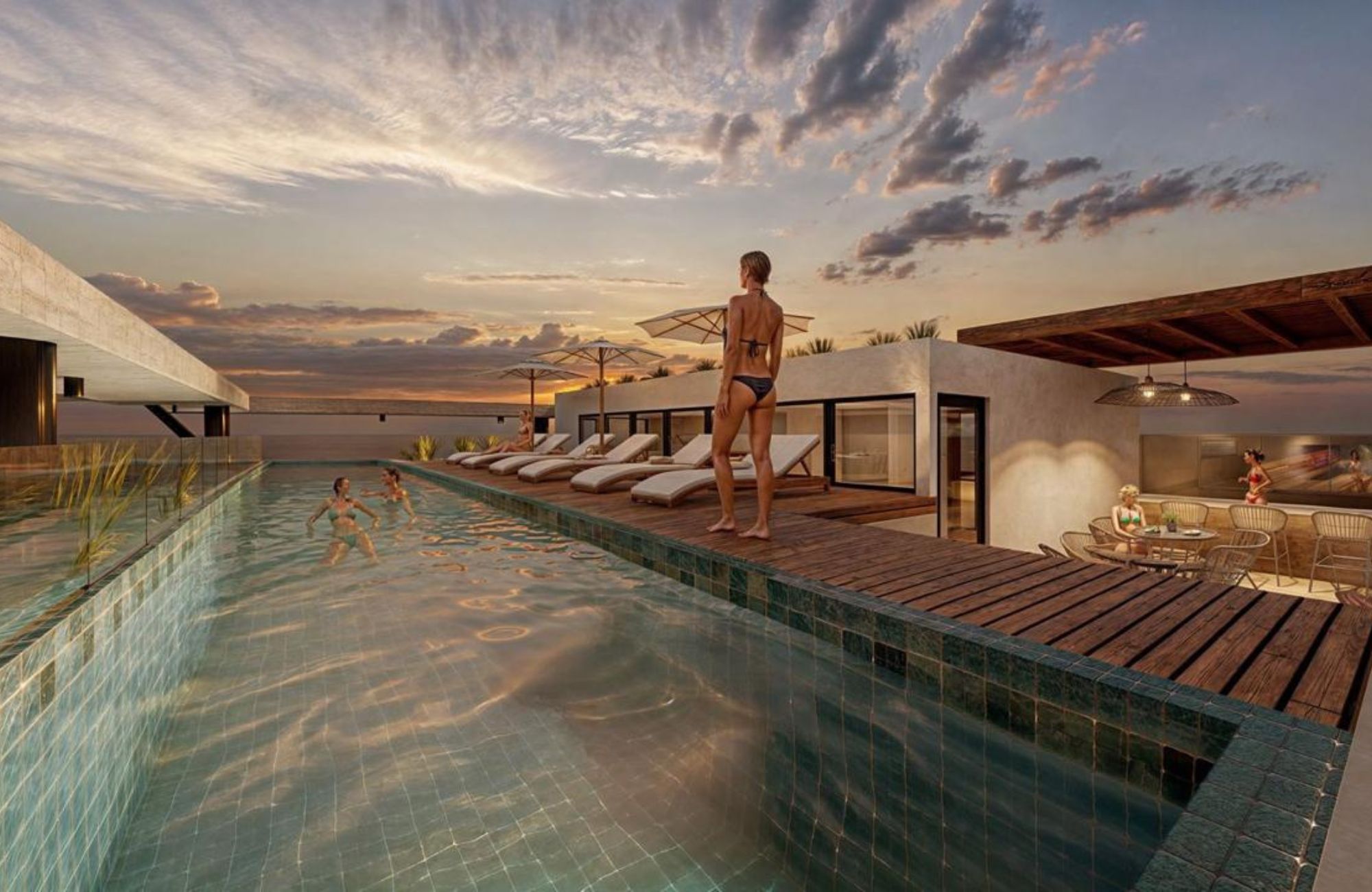 Furnished apartment near to the beach, for sale, Downtown, Playa del Carmen