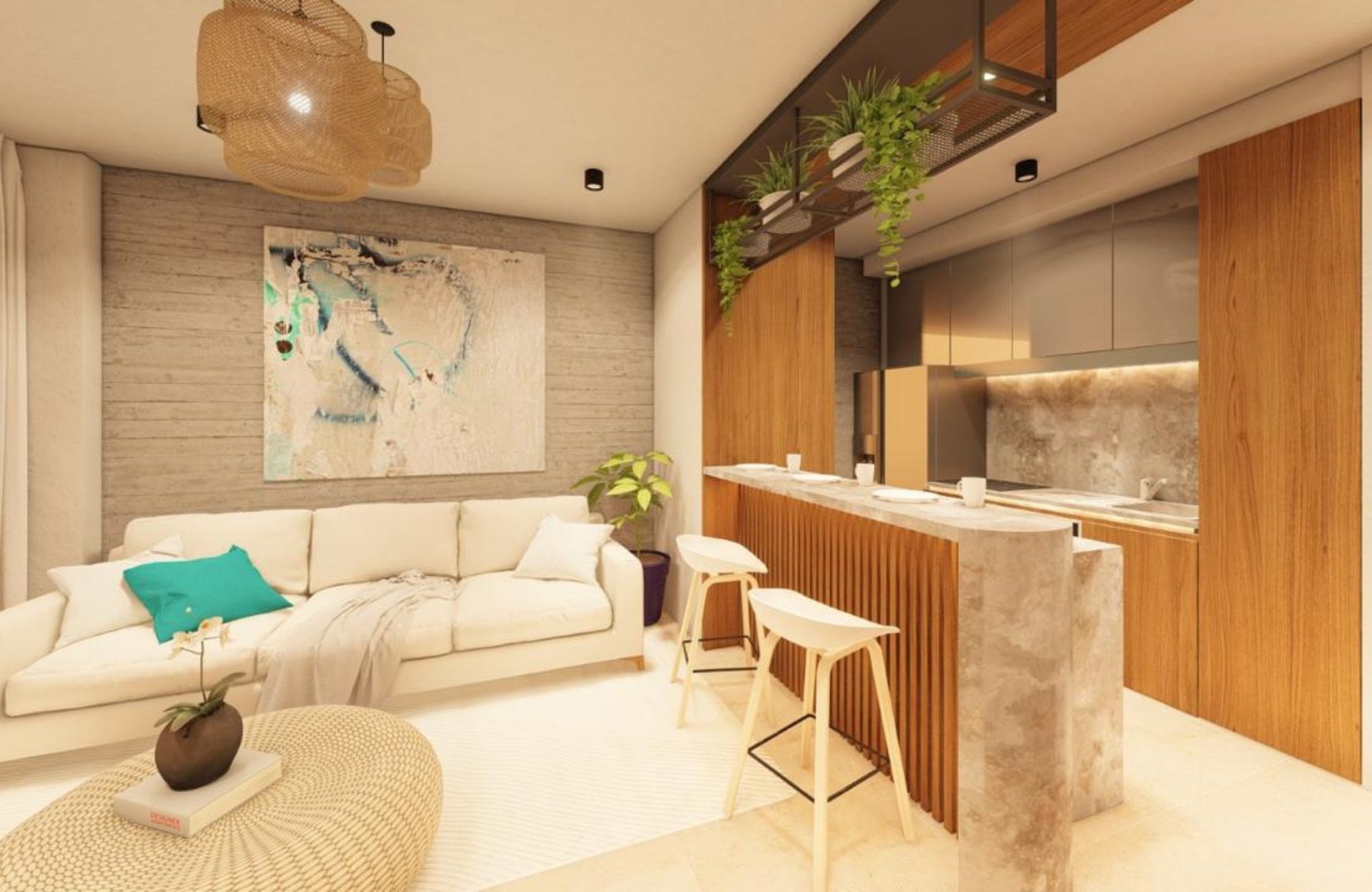 Furnished apartment near to the beach, for sale, Downtown, Playa del Carmen