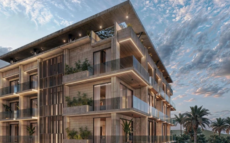Penthouse with ocean views and rooftop pool, for sale