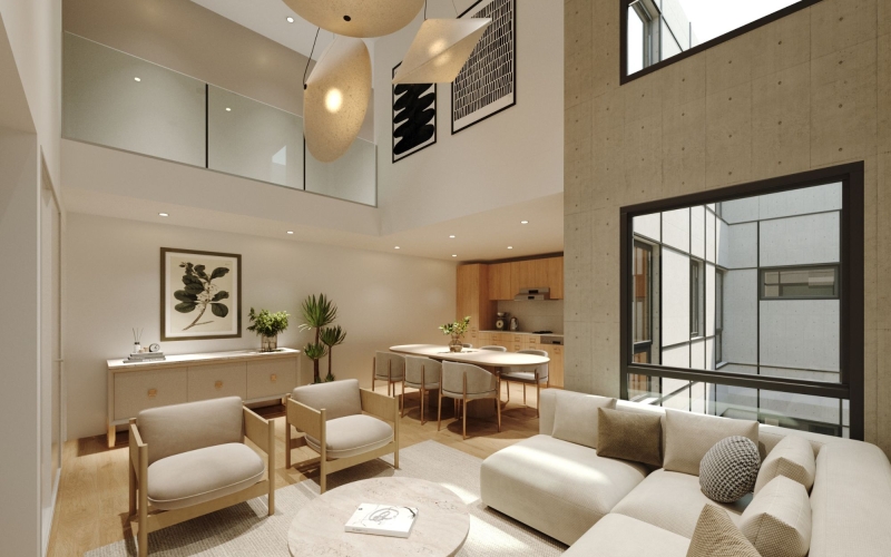 3-Level Condo with TV Room, Covered Terrace and Patio for Sale
