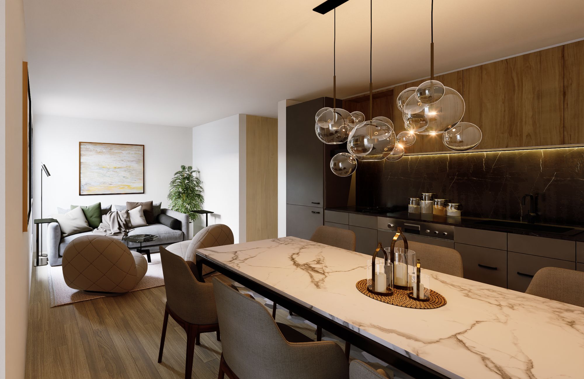Condominium with spa, kids club, dog park, coworking, gym, cigar room, event room, immediate delivery, sale in Bosque Real for sale