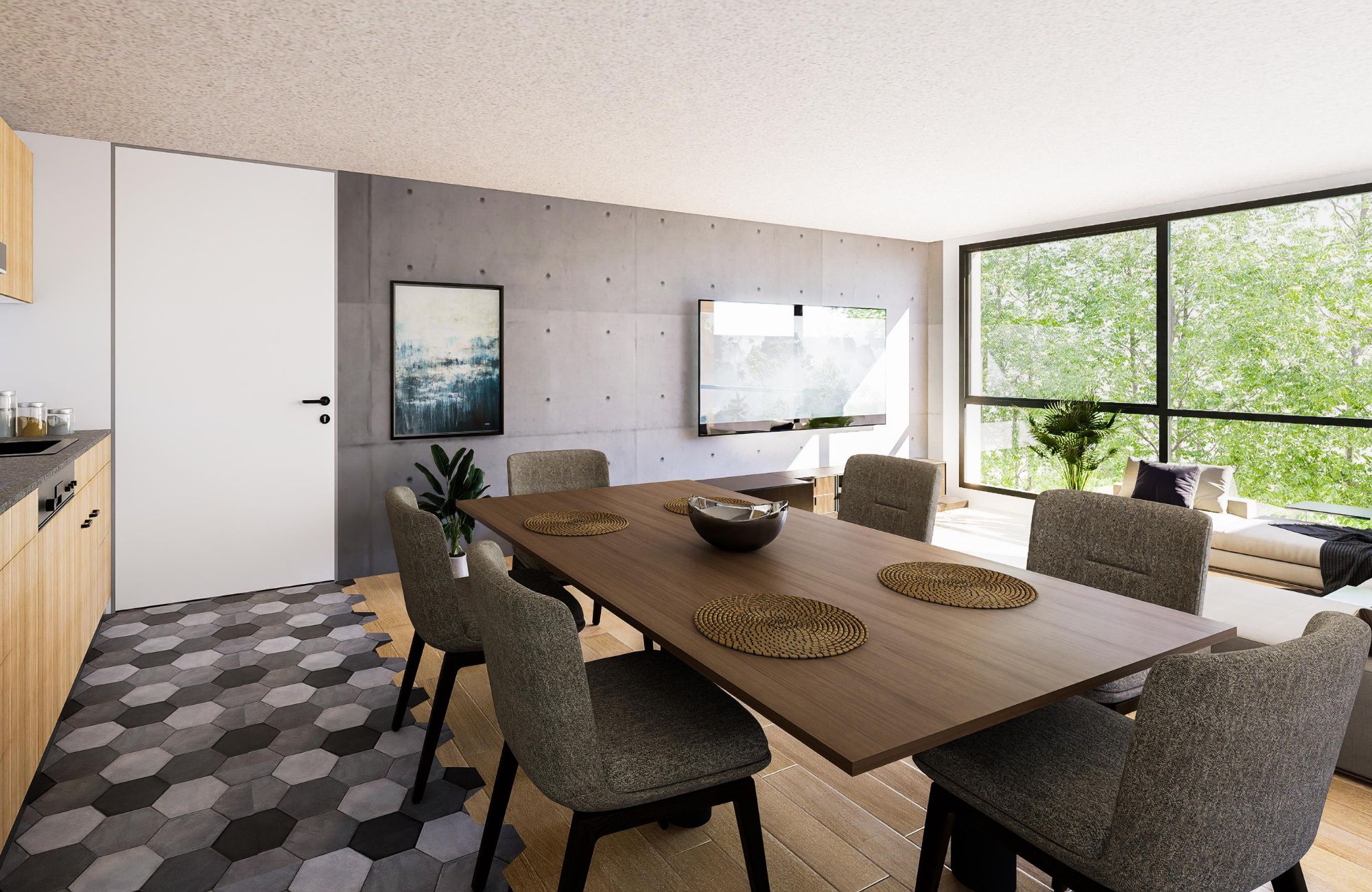 Condominium with spa, kids club, dog park, coworking, gym, cigar room, event room, immediate delivery, sale in Bosque Real for sale