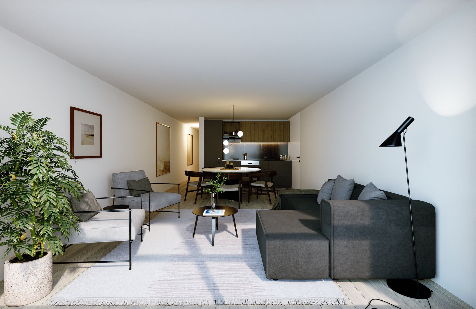 Condominium with spa, kids club, dog park, coworking, gym, cigar room, event room, immediate delivery, sale in Bosque Real for sale