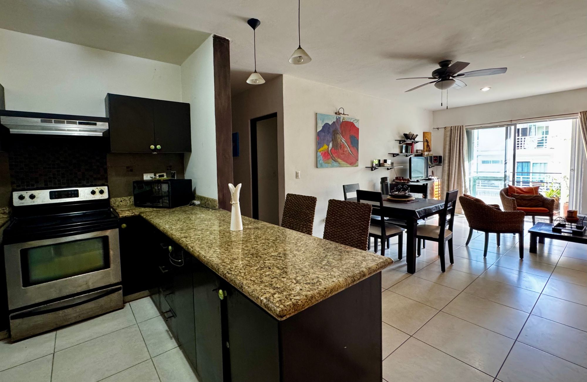 Turn-Key Studio with Ocean View Rooftop, Prime Downtown Playa del Carmen