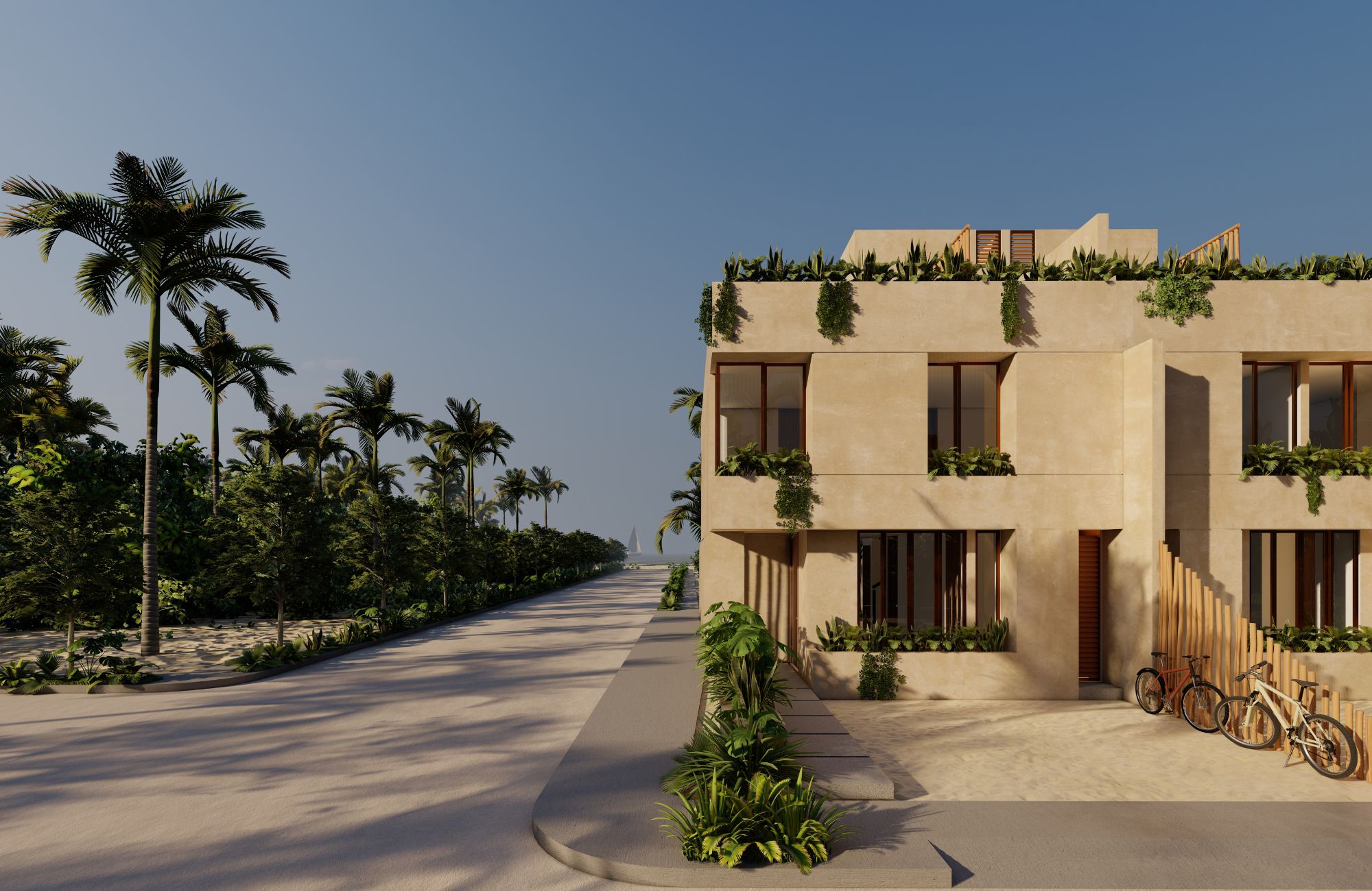 House with rooftop, terrace and patio in downtown M&eacute;rida.