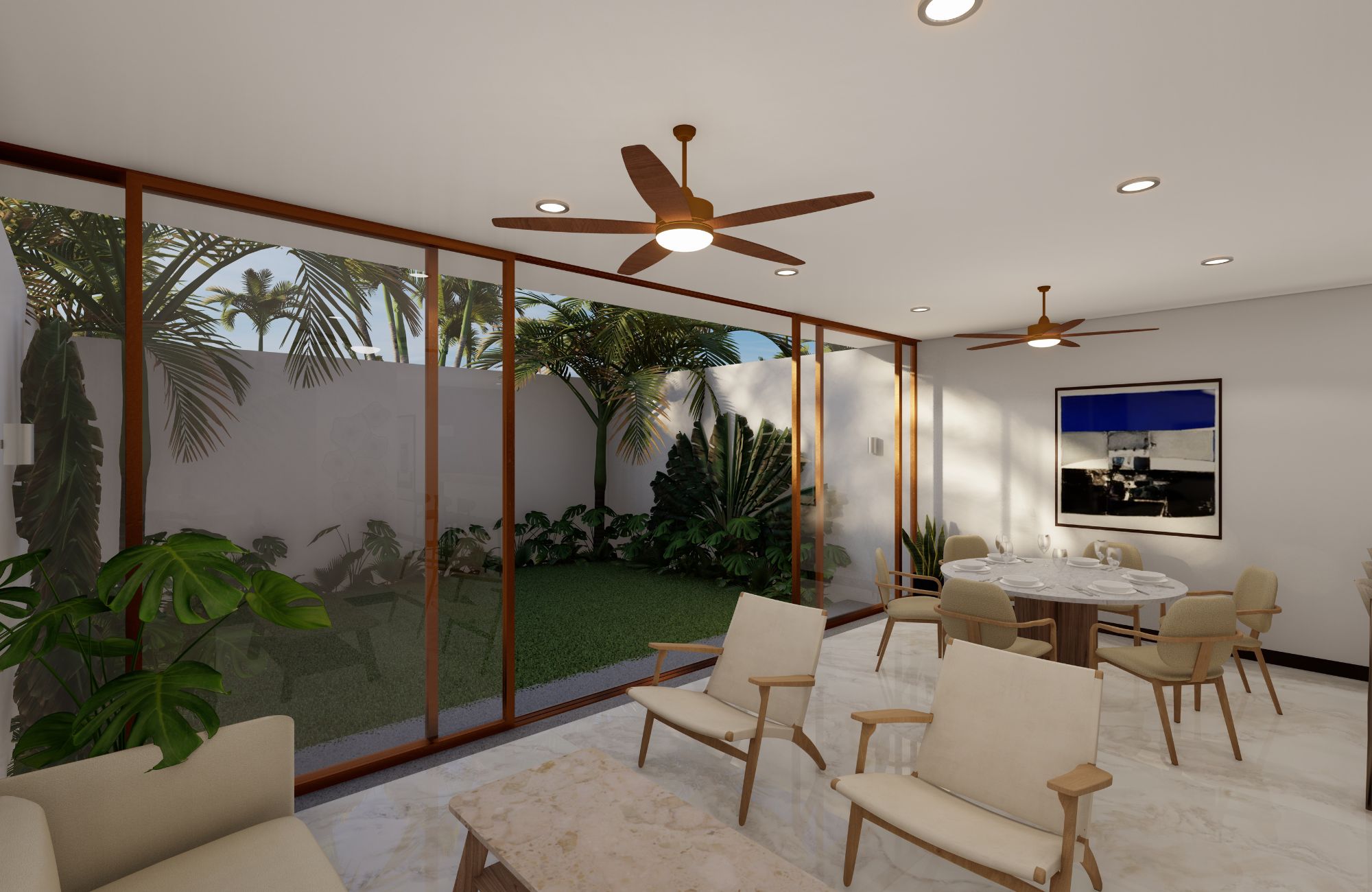 House with rooftop, terrace and patio in downtown M&eacute;rida.