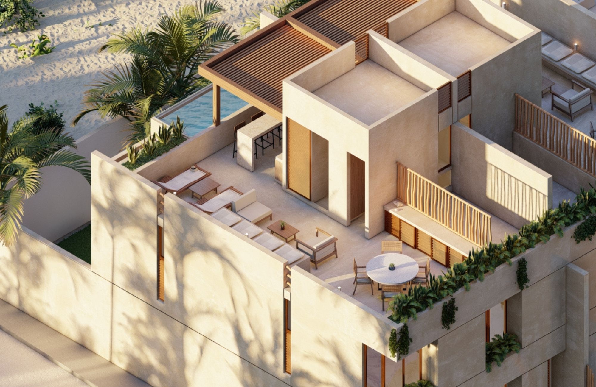 House with rooftop, terrace and patio in downtown M&eacute;rida.