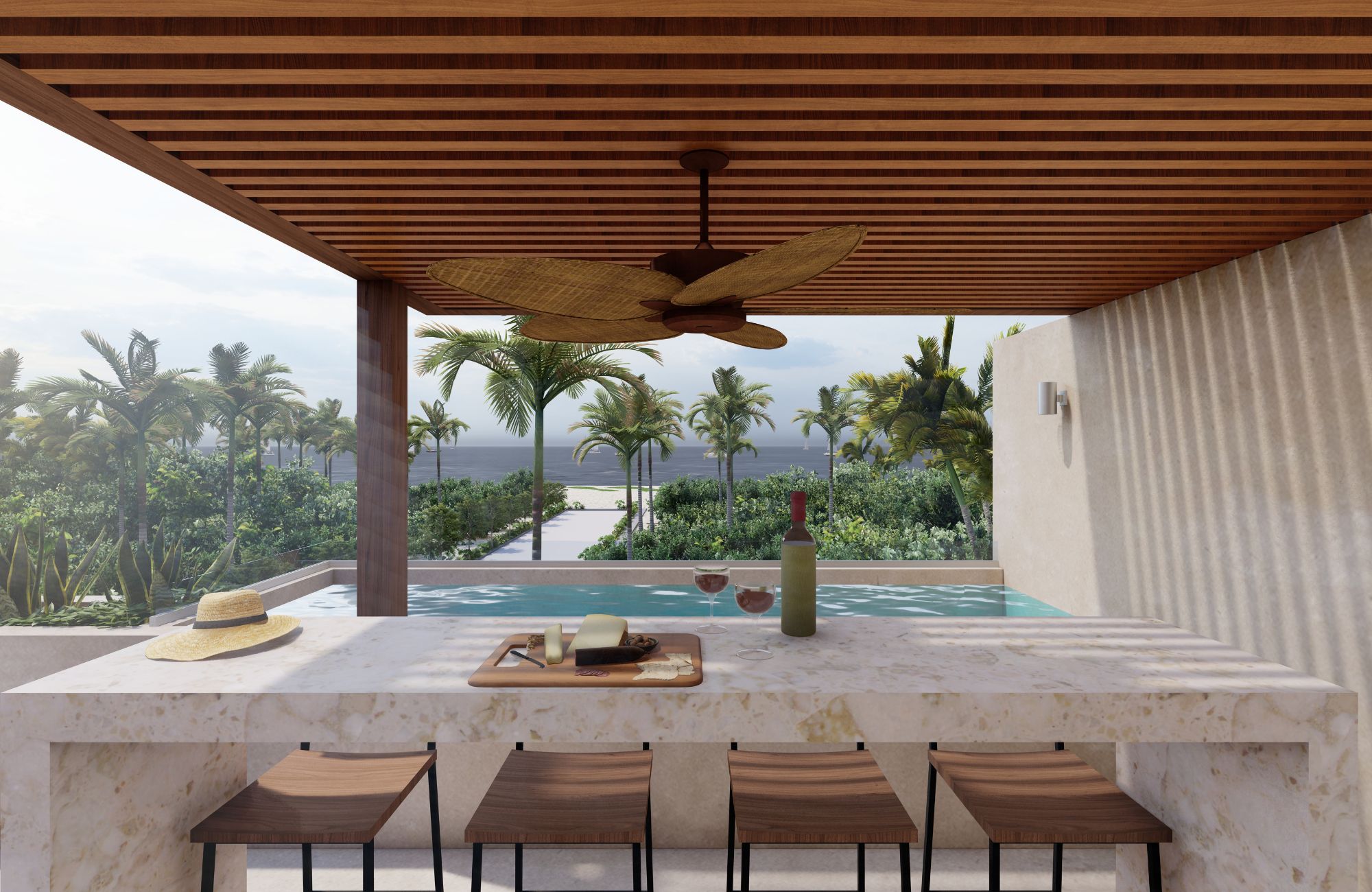 House with rooftop, terrace and patio in downtown M&eacute;rida.