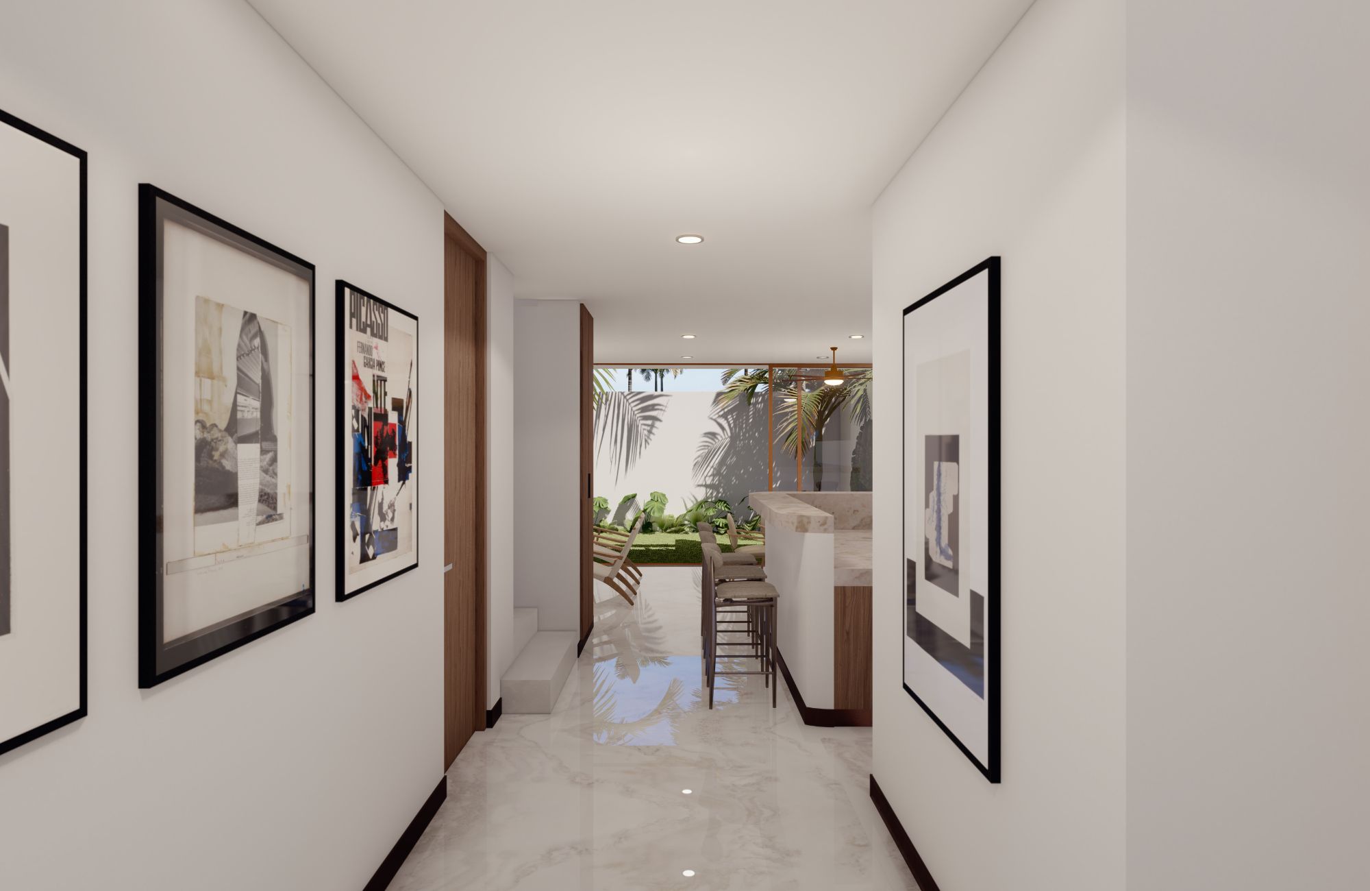 House with rooftop, terrace and patio in downtown M&eacute;rida.