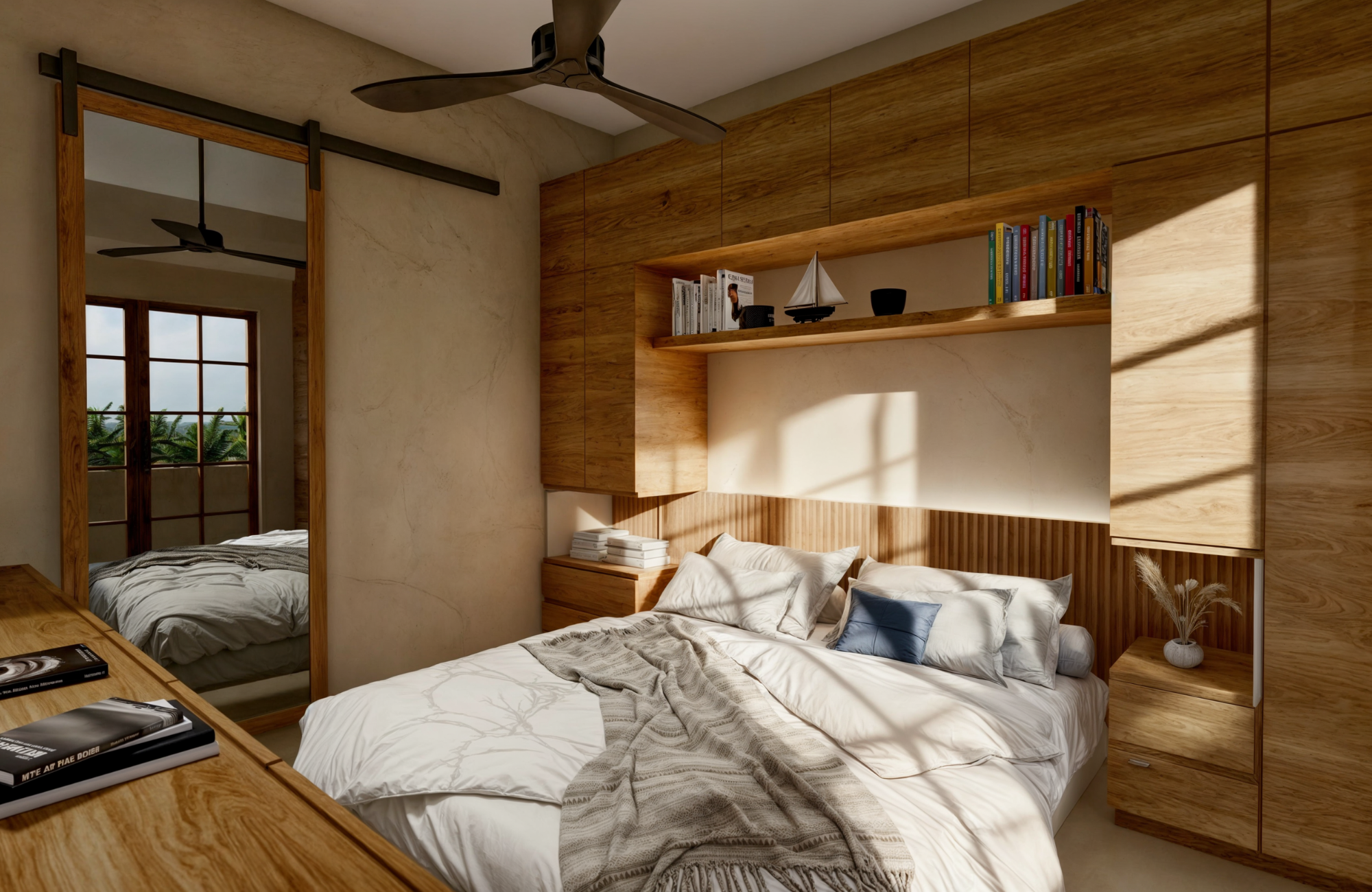 Bright loft with terrace, swimming pool, sun loungers, and umbrellas for sale