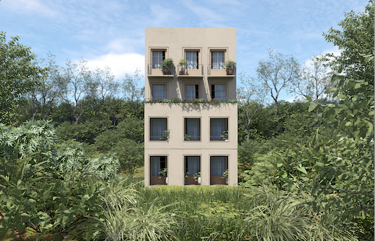 Bright loft with terrace, swimming pool, sun loungers, and umbrellas for sale