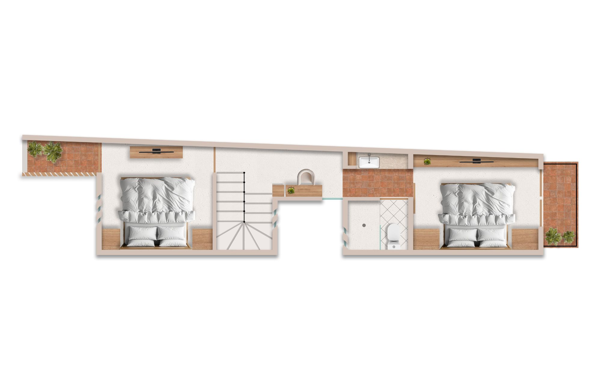 Condominium with terrace and pool in pre-construction, fifth avenue, sale, Huatulco