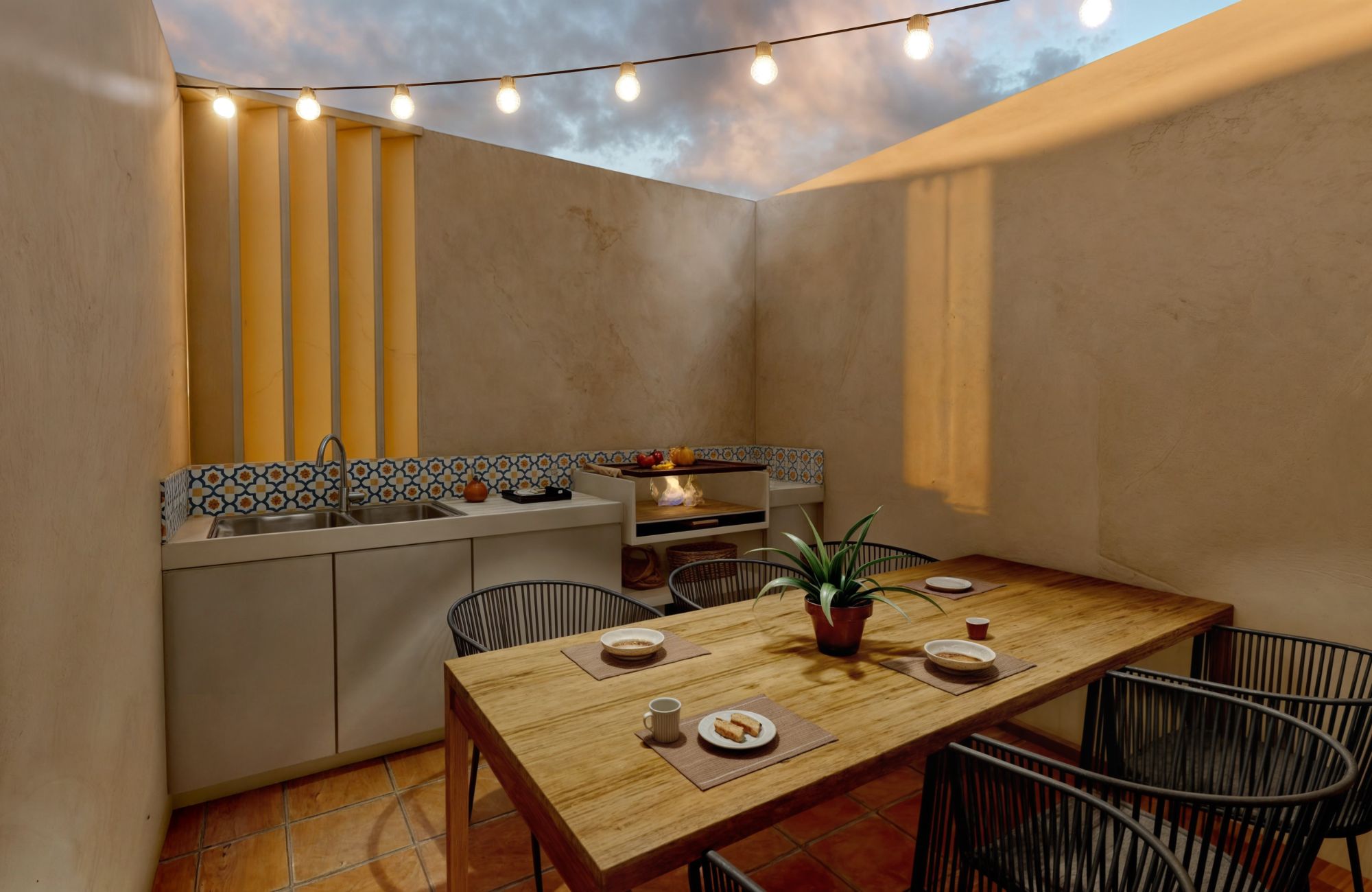 Departamento cocina con barra desayunadora, 2 albercas en area comun, en venta, Quinta Avenida, Huatulco