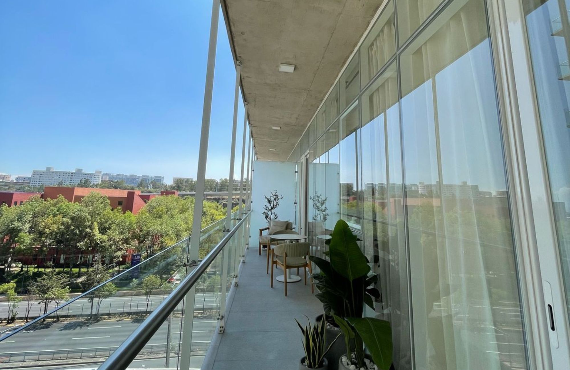Loft with terrace, Roof Top, Lounge rooms, Grill Area, pre-construction Roma Norte, Mexico City.