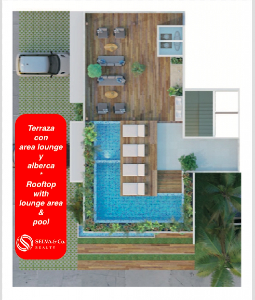 Condominio con alberca, cancha de p&aacute;del, bar, asador, jacuzzi, en venta Cozumel