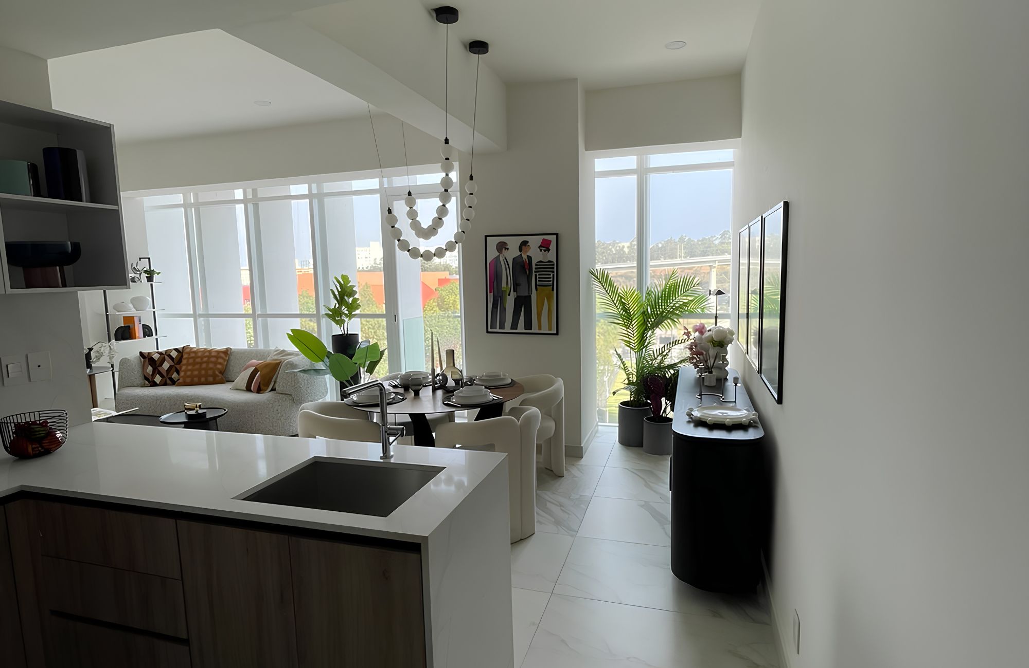 Apartment with 13,000 m2 of green areas, 30 amenities, designed by renown architect firm, in Fuentes del Pedregal, for sale Mexico City