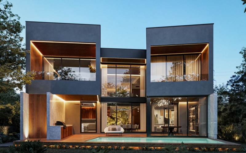 Casa con alberca privada, doble altura, casa club, Yucat&aacute;n Country Club, en venta