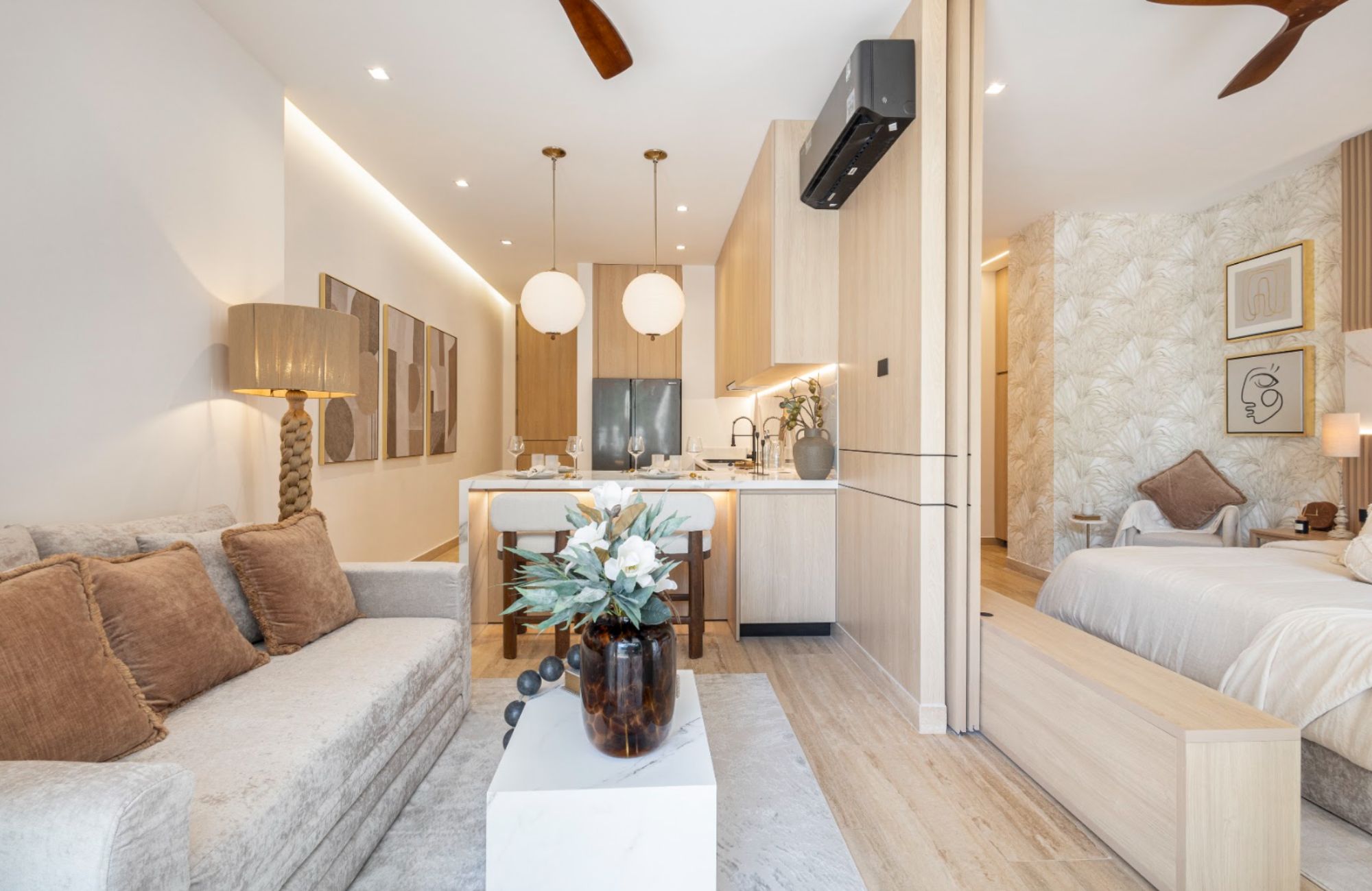 Fully furnished and equipped studio for sale with exclusive amenities
