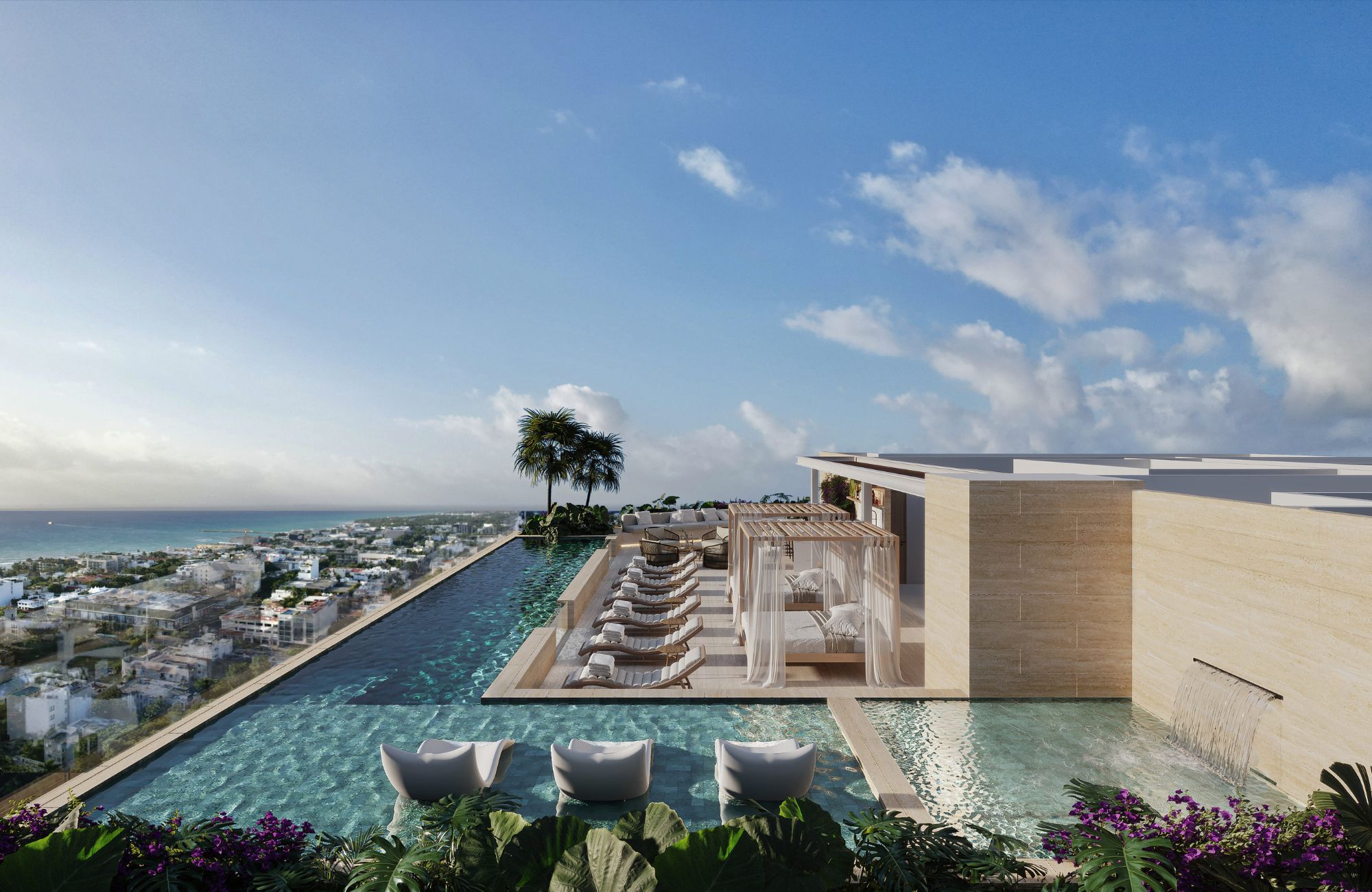 2 bedroom condo in the heart of Playa del Carmen.
