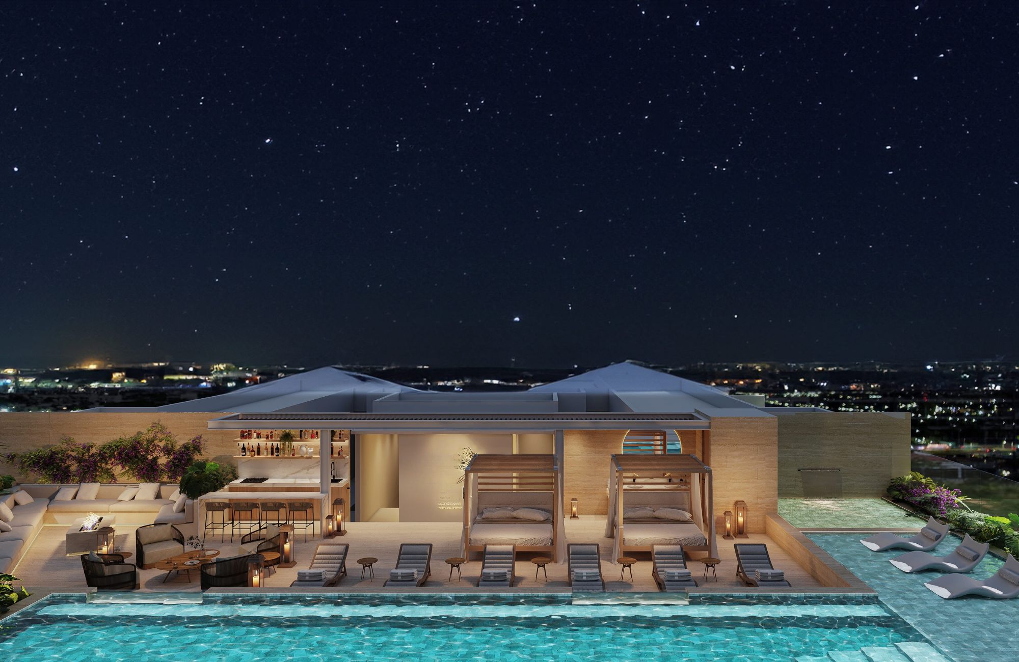 2 bedroom condo in the heart of Playa del Carmen.