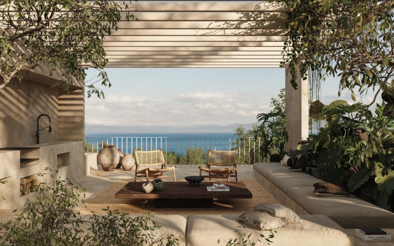 Condo with panoramic views, pool, terraces and sun areas, for sale