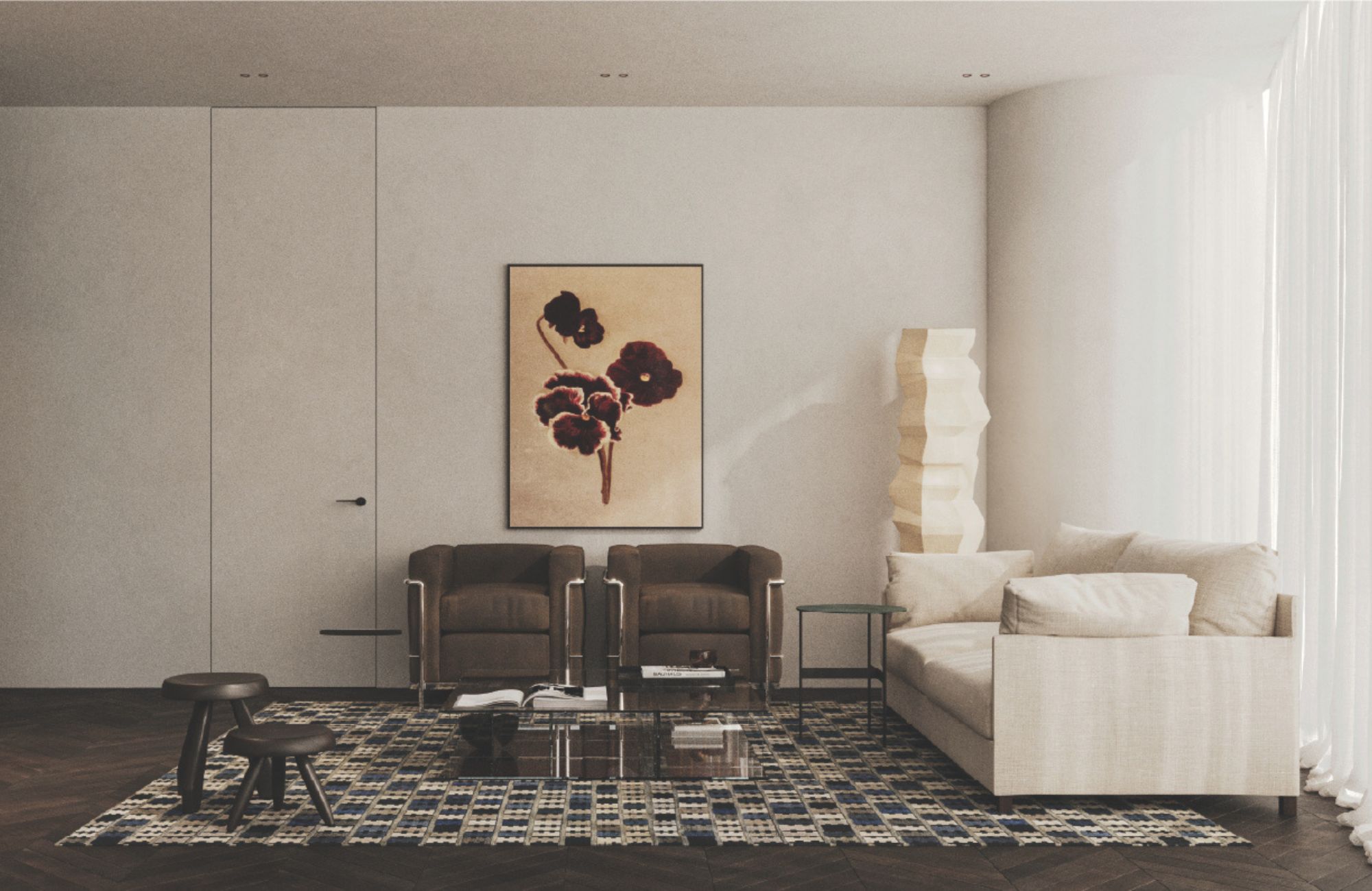 Penthouse with high ceilings, with a swimming pool, multimedia room, for sale