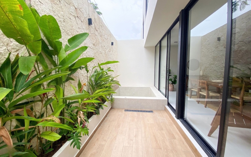 Luxury villa for sale in a gated community with private pool, terrace