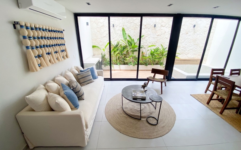 Luxury villa in a gated community with laundry area, terrace, pool, for sale