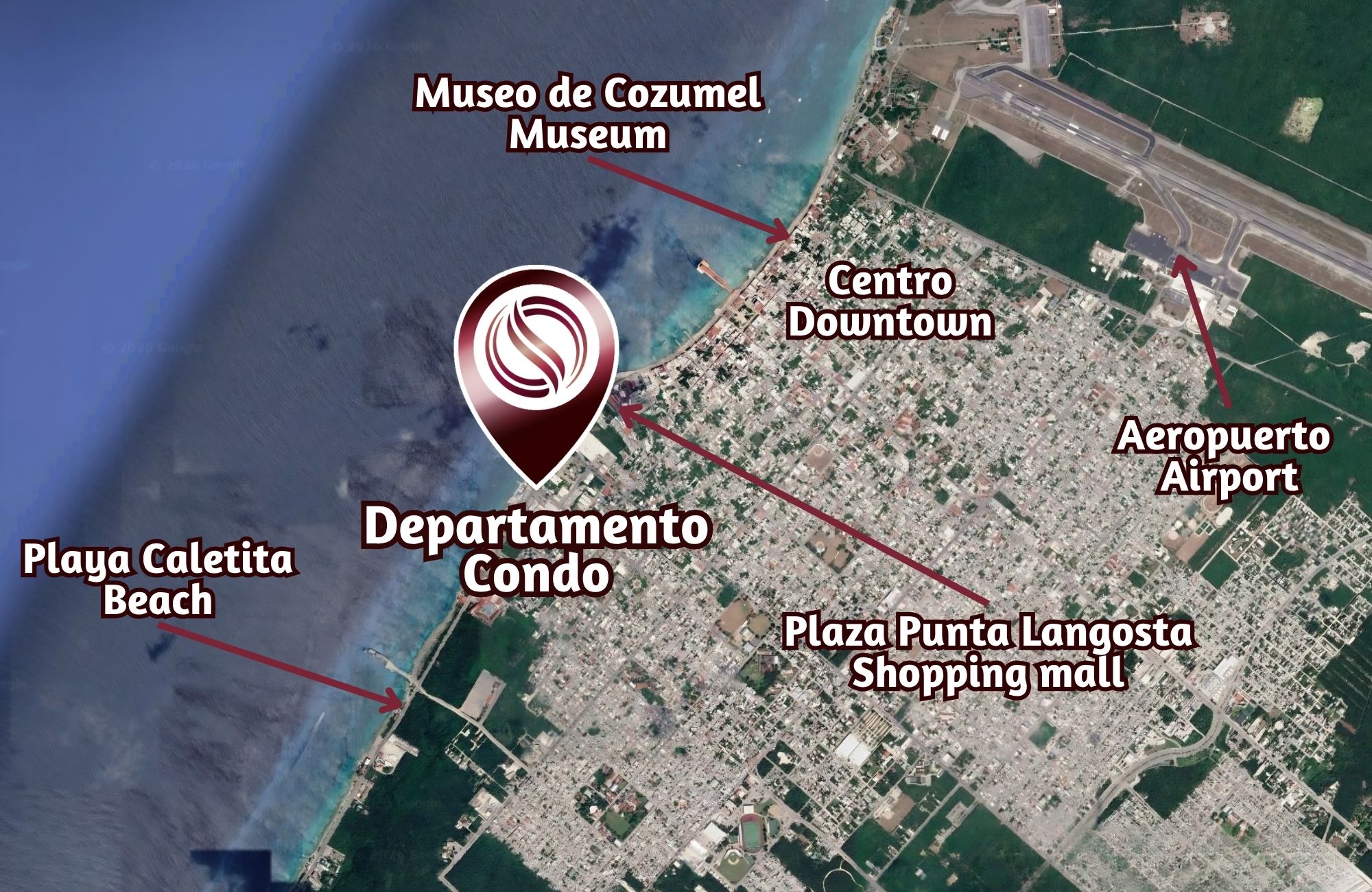 Ocean View Condo for Sale at The Landmark, Zona Hotelera Sur, Cozumel