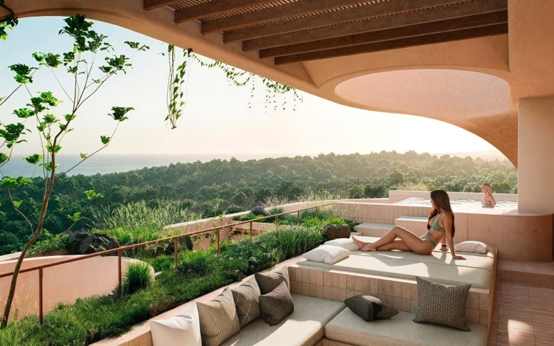 Condo with ocean views, pool and private terrace, for sale
