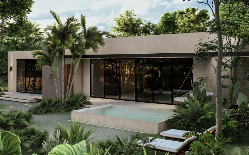 Villa for sale with private terrace, private beach club access, pool, gym, Padel&nbsp;
