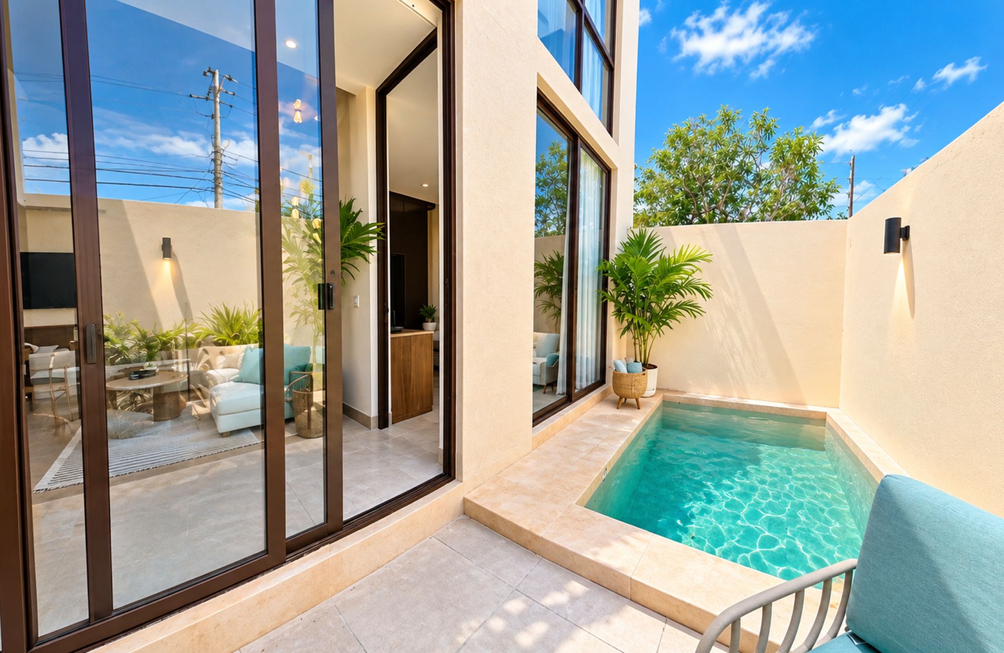 House with Private Pool, Two-Story, for Sale in Temoz&oacute;n Norte, M&eacute;rida