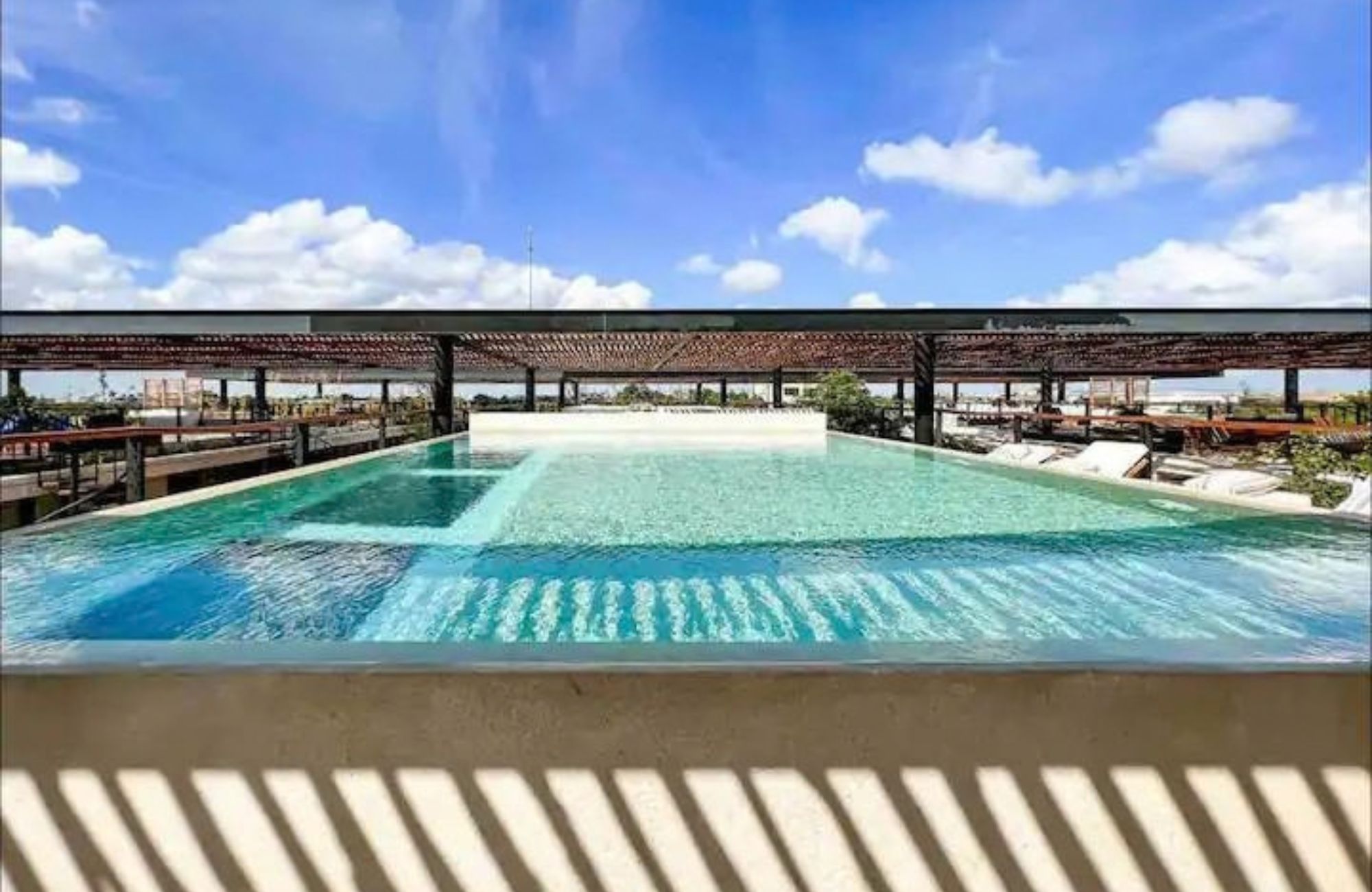 Condo with ocean view terrace, lock-off system, and pool, for sale, Tankah, Tulum.