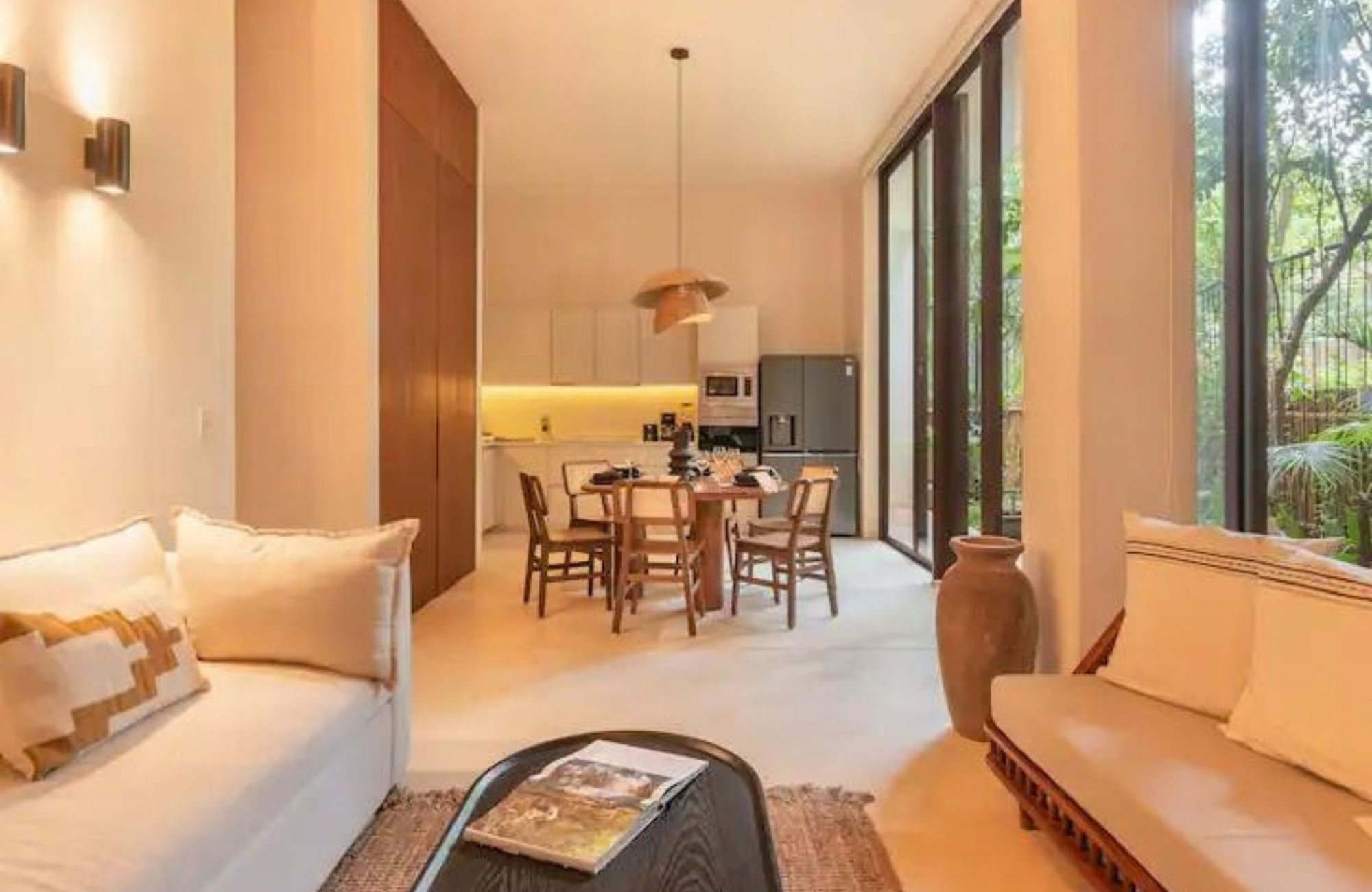 Condo with ocean view terrace, lock-off system, and pool, for sale, Tankah, Tulum.