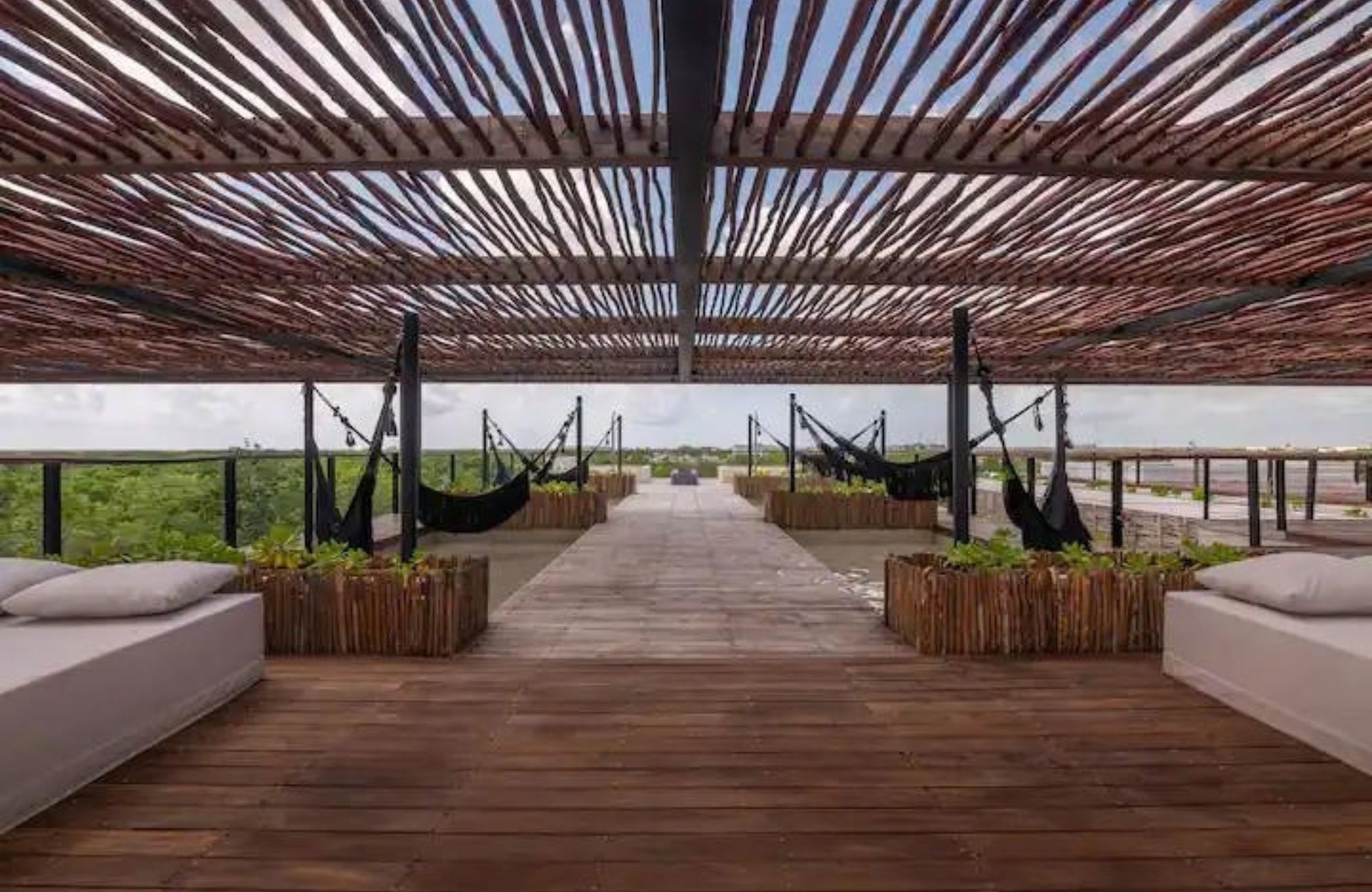 Condo with ocean view terrace, lock-off system, and pool, for sale, Tankah, Tulum.
