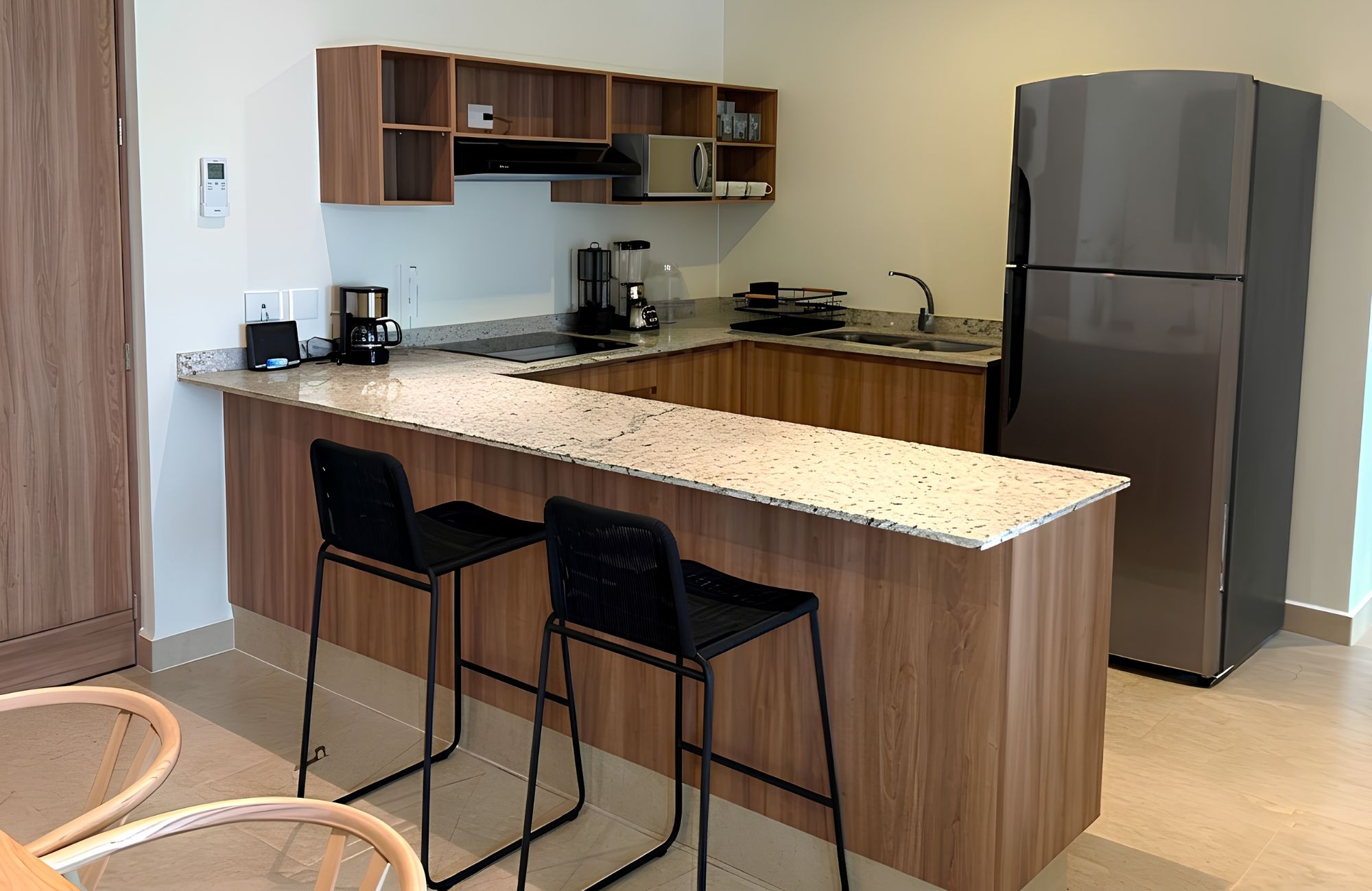 Steps from the beach condominium pool, Chicxulub Puerto, for sale, M&eacute;rida