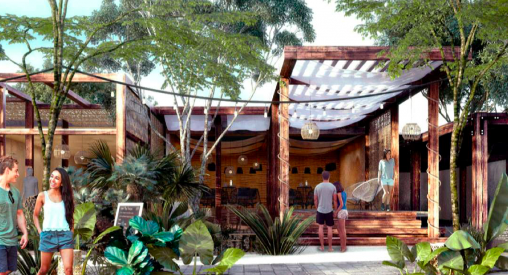 Condominium with pool for adults and rooftop bar, family pool, spa, co-working, gym, for pre-sale, Aldea Zama, Tulum.