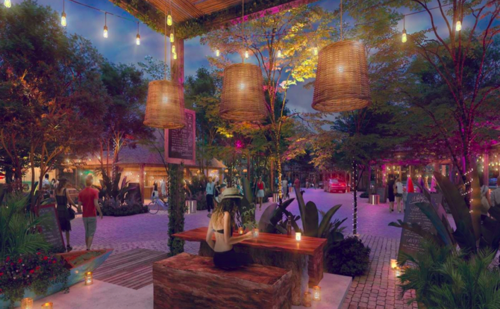 Condominium with pool for adults and rooftop bar, family pool, spa, co-working, gym, for pre-sale, Aldea Zama, Tulum.